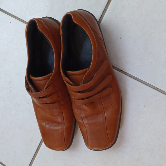 Ecco walnut leather loafer Size 41 - Picture 13 of 15